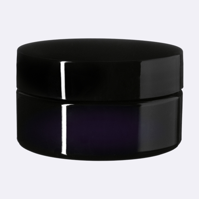 Lid Modern 72 special, Urea, black, semi-glossy finish with violet Phan inlay (for Sirius 100)