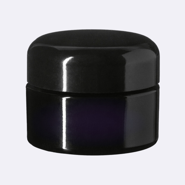 Lid Classic 38 special, Urea, black, semi-glossy finish with violet Phan inlay (for Ceres 15)