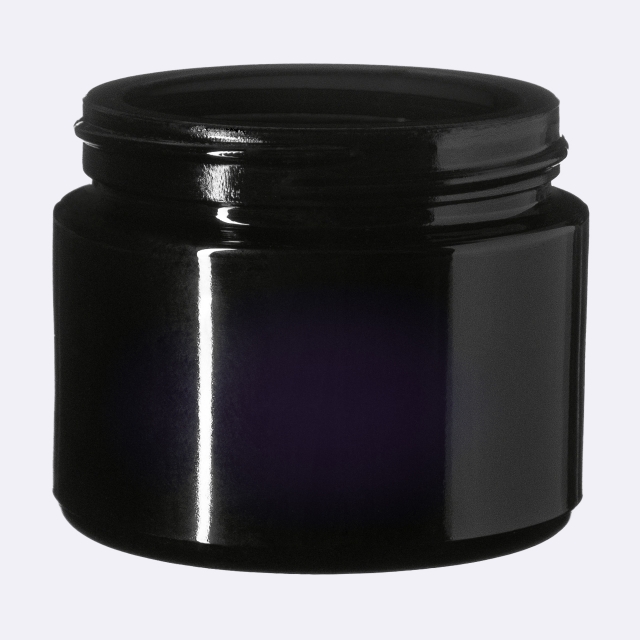 Lid Modern 49 special, Urea, black, semi-glossy finish with violet Phan inlay (for Ceres 50)