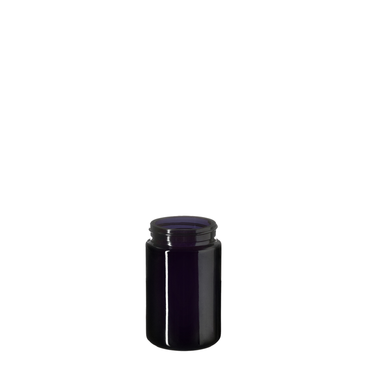 Wide neck jar Saturn 100 ml Height 84.4 mm, 48/400, Miron