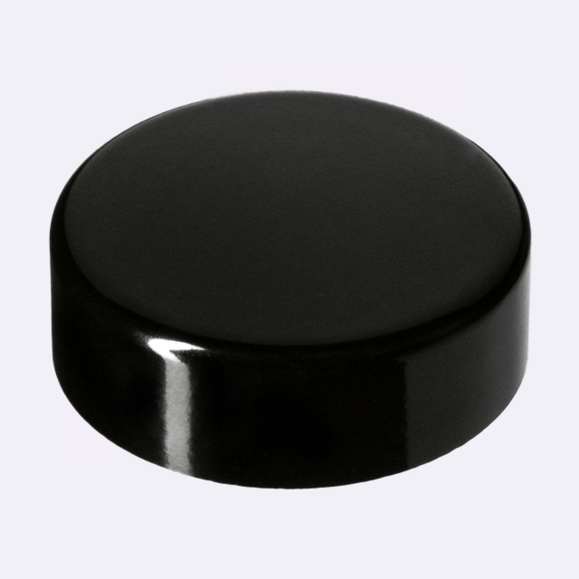 Lid Modern 34 special, UREA, black, semi-glossy finish, violet Phan inlay (Ceres 10)