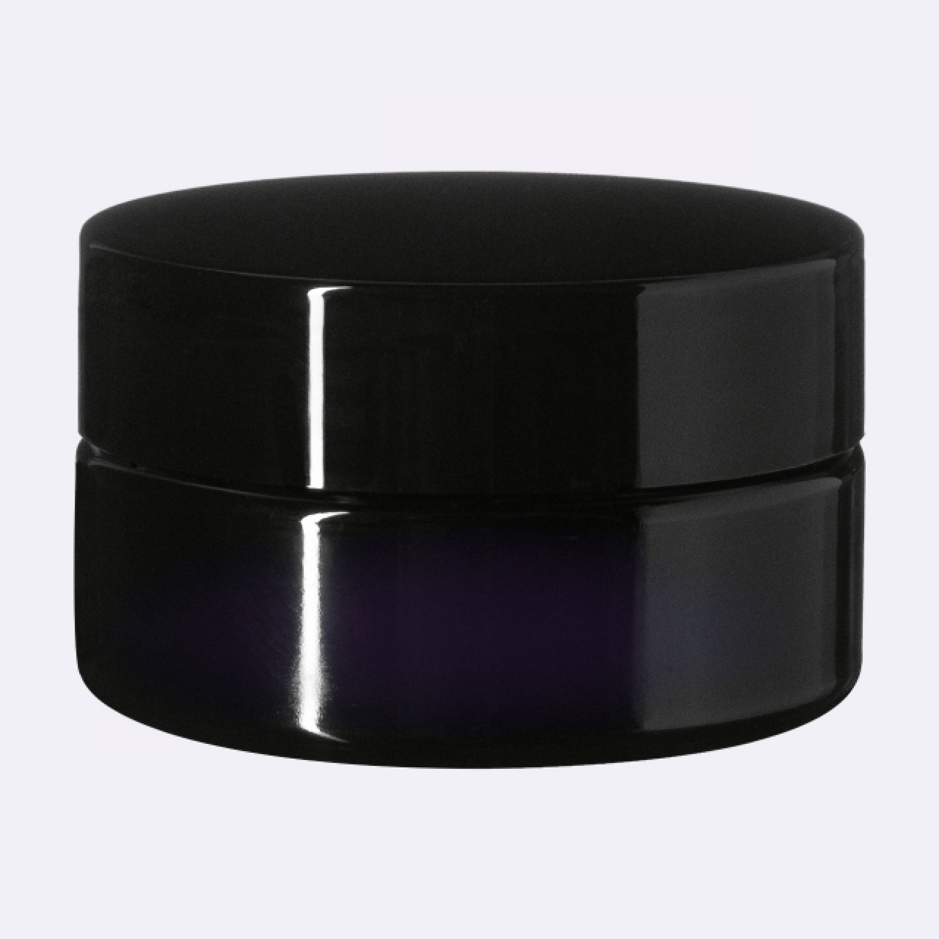 Lid Modern 47 special, UREA, black, semi-glossy finish, violet Phan inlay (Sirius 30)