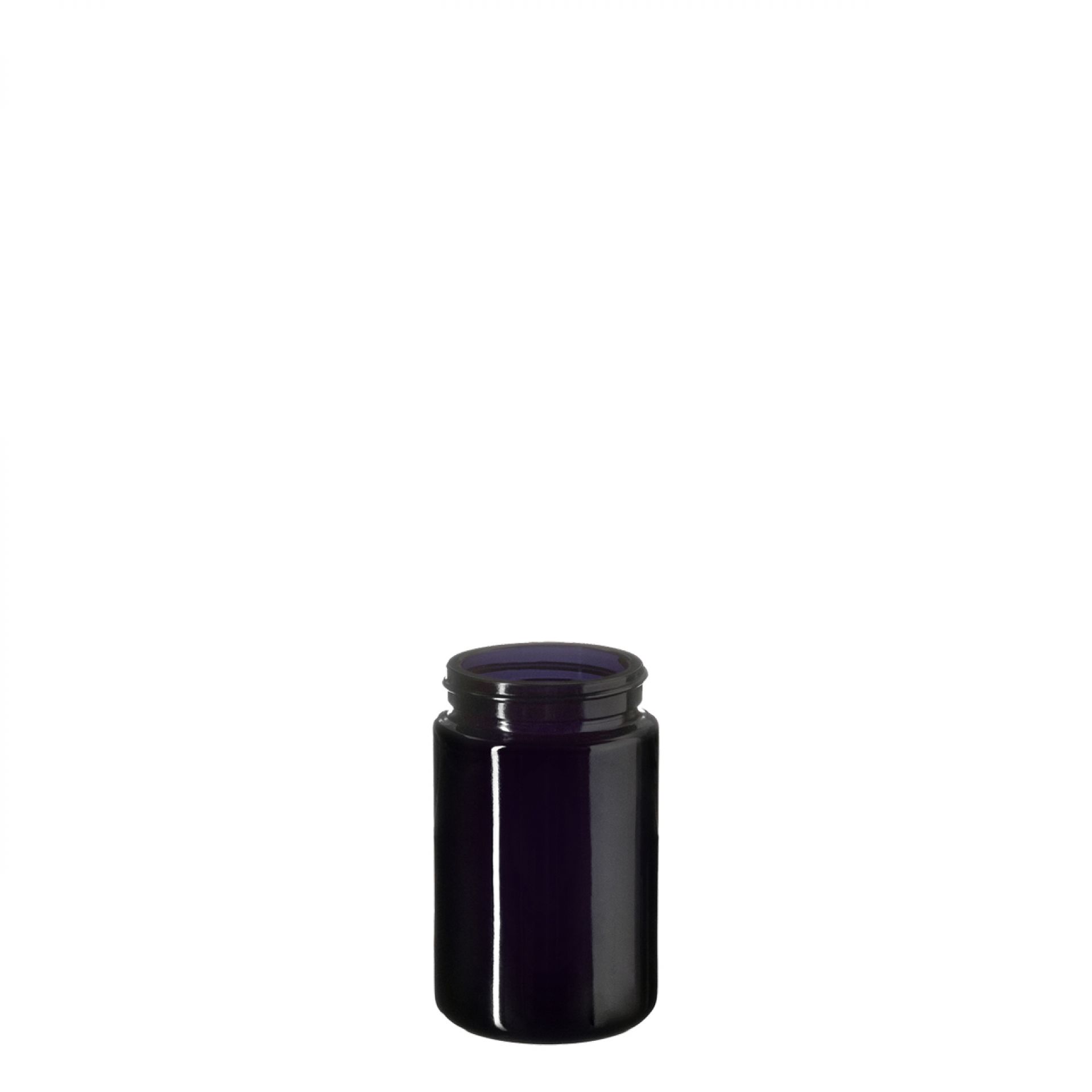 Wide neck jar Saturn 100ml, Height 84.4 mm, 48/400, Miron
