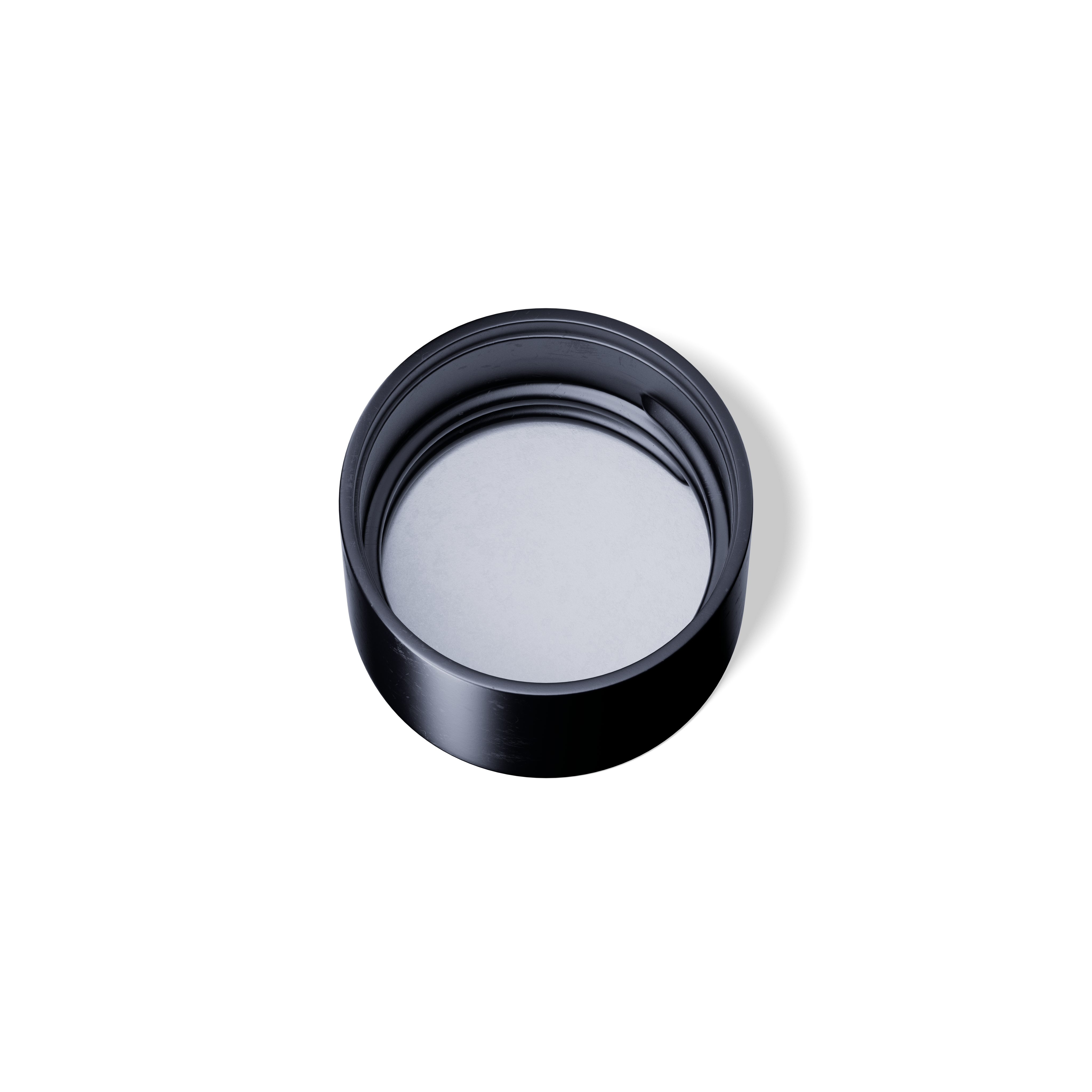 Diffuser cap Clio 295, 24/410, aluminium, black, white inlay