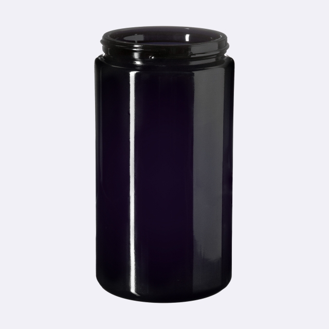 Lid Classic 70/400, SAN, black, glossy finish with violet Phan inlay (for Saturn 250/400)