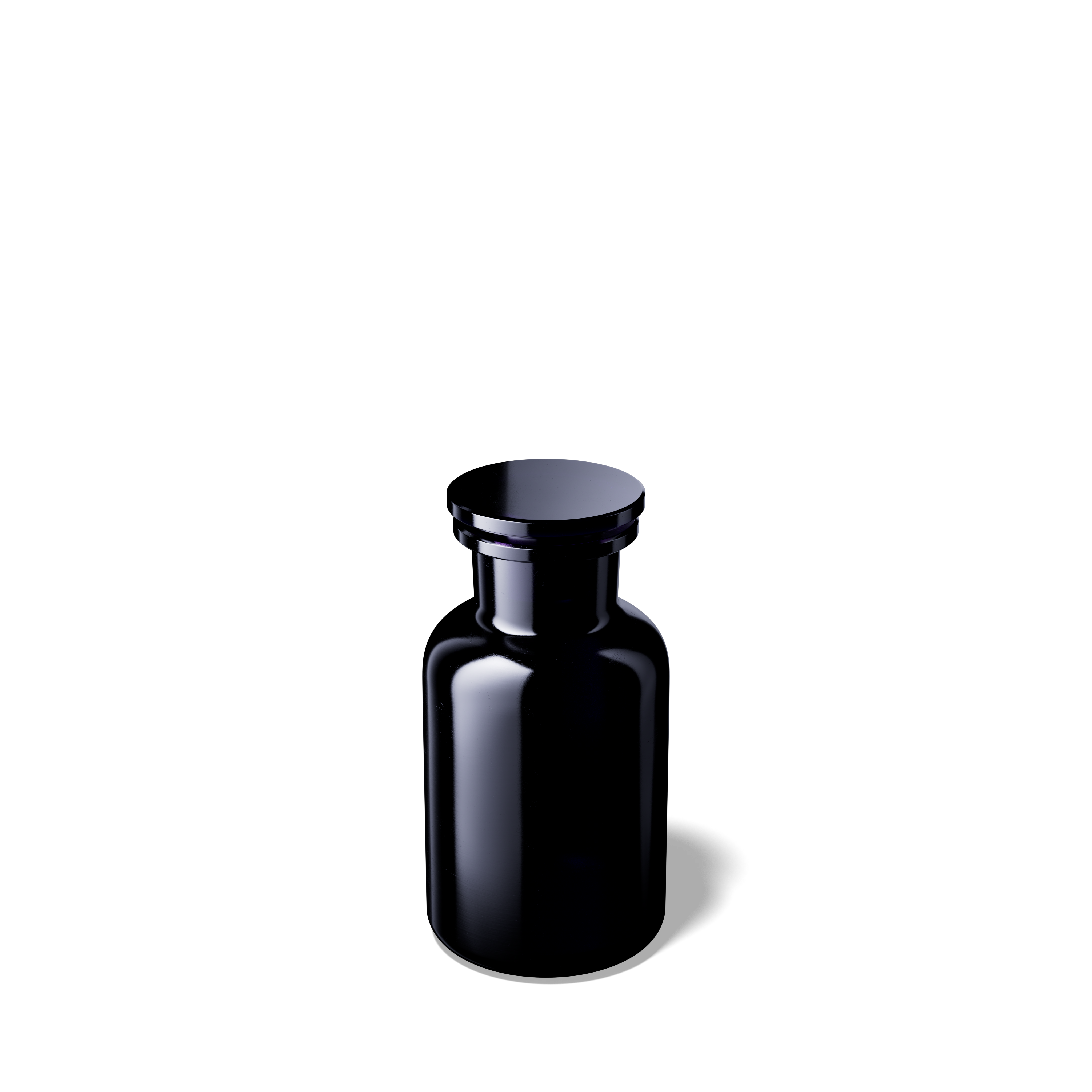 Apothecary jar Libra 250ml, glass stopper, Miron (we advise to rinse out the bottle before use)  