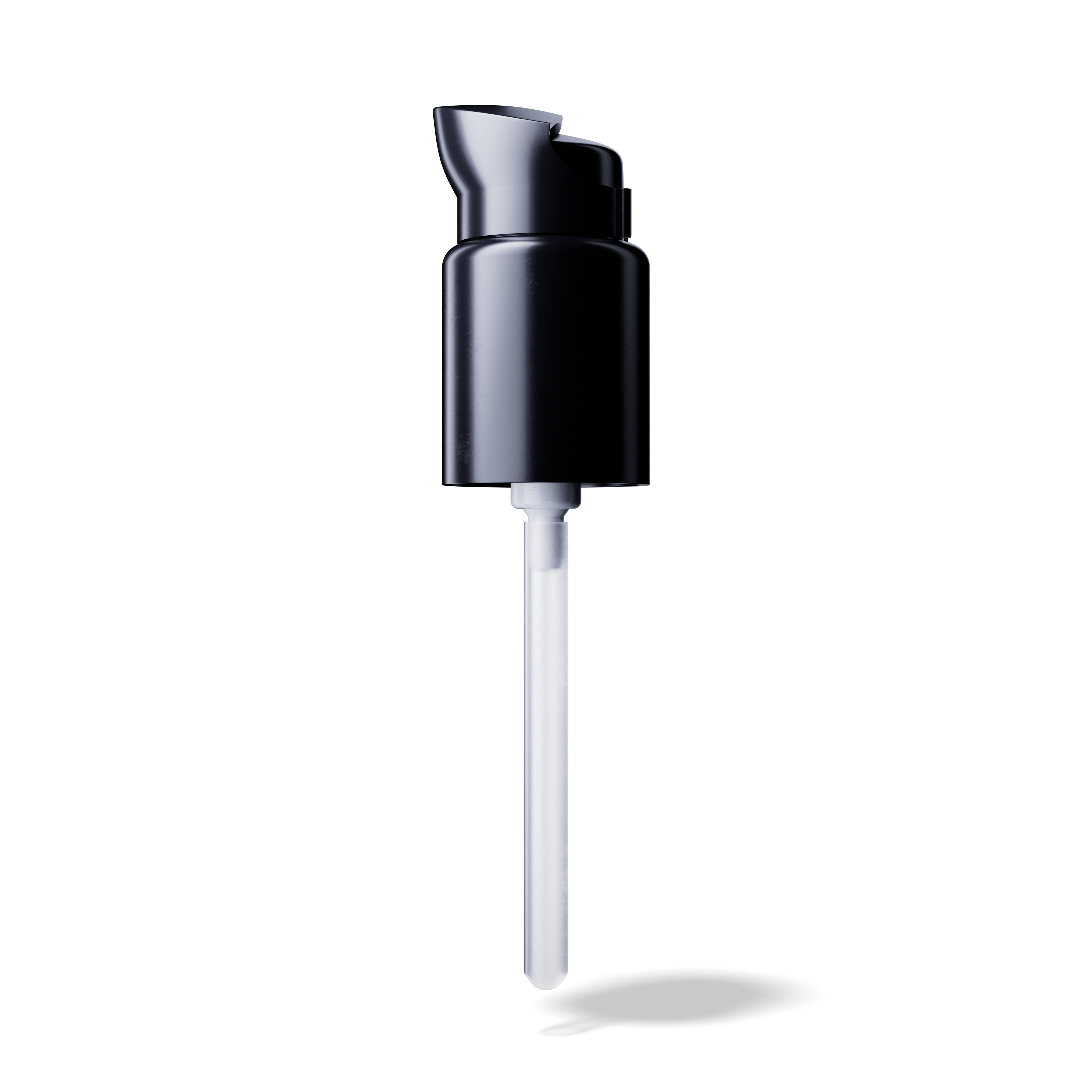 Lotion pump Metropolitan 18/415, PP, black, dose 0.15ml, black security clip (Virgo 30)