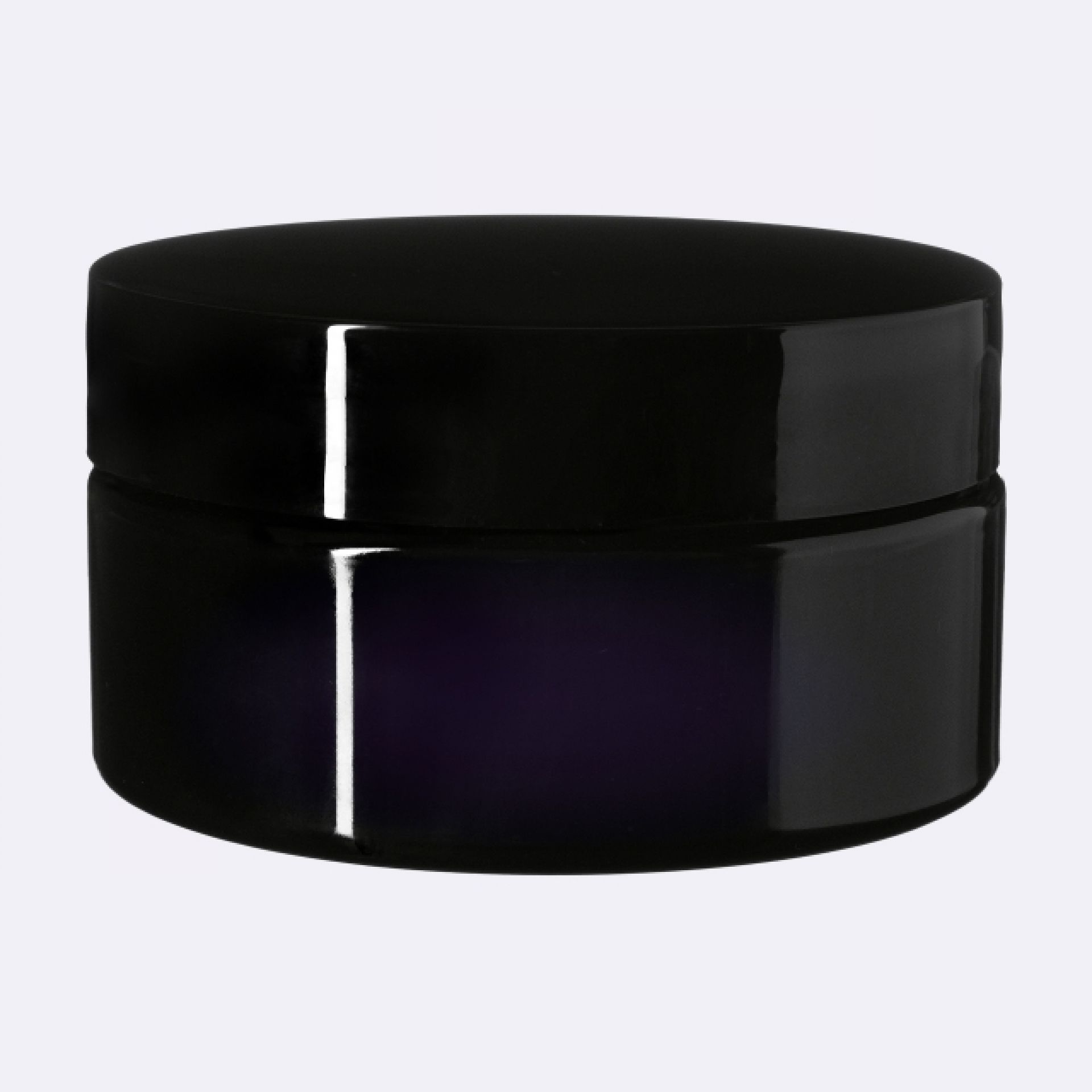 Lid Modern 87 special, UREA, black, semi-glossy finish, violet Phan inlay (Sirius 200)