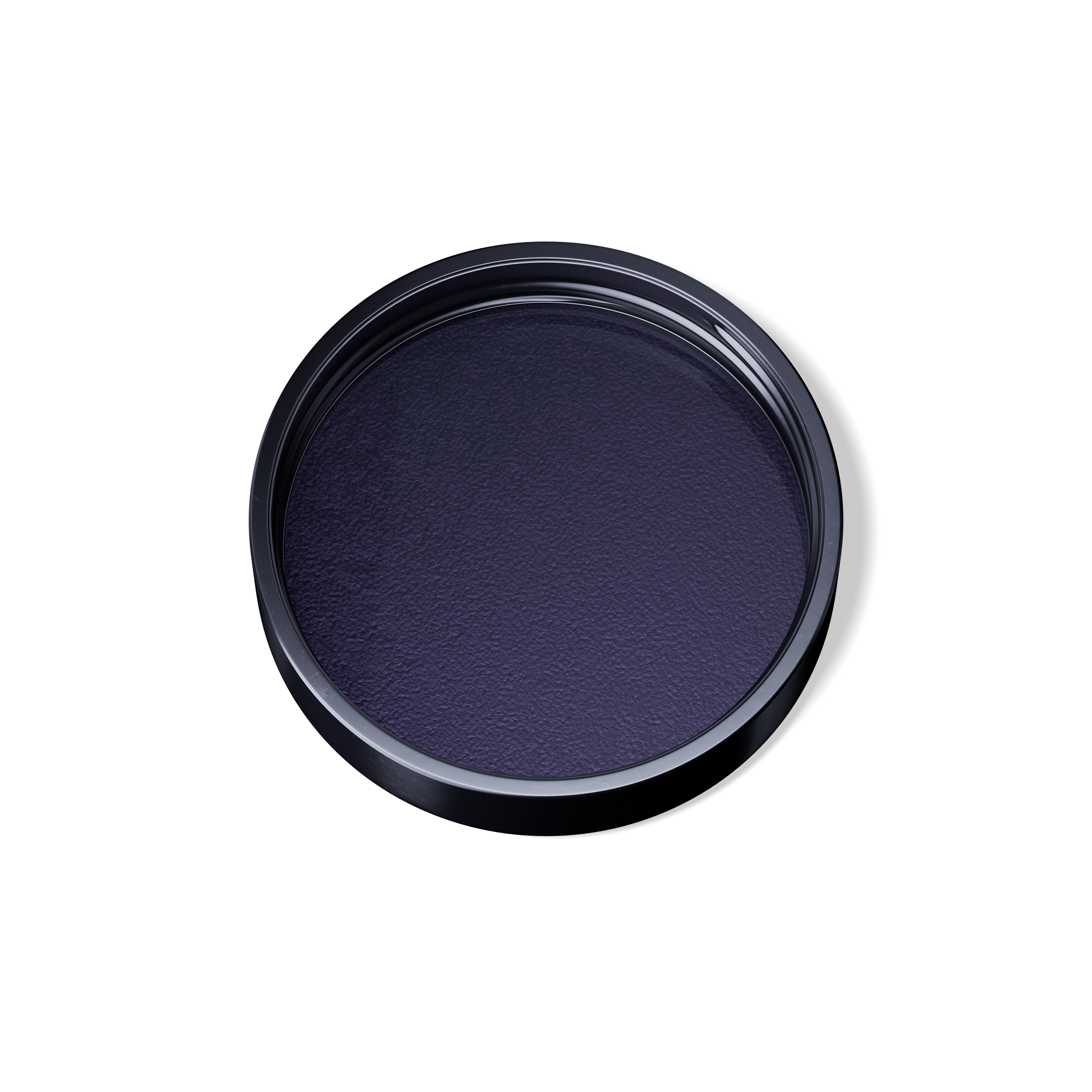 Lid Classic 63/400, SAN, black, glossy finish, violet Phan inlay (Saturn 300)
