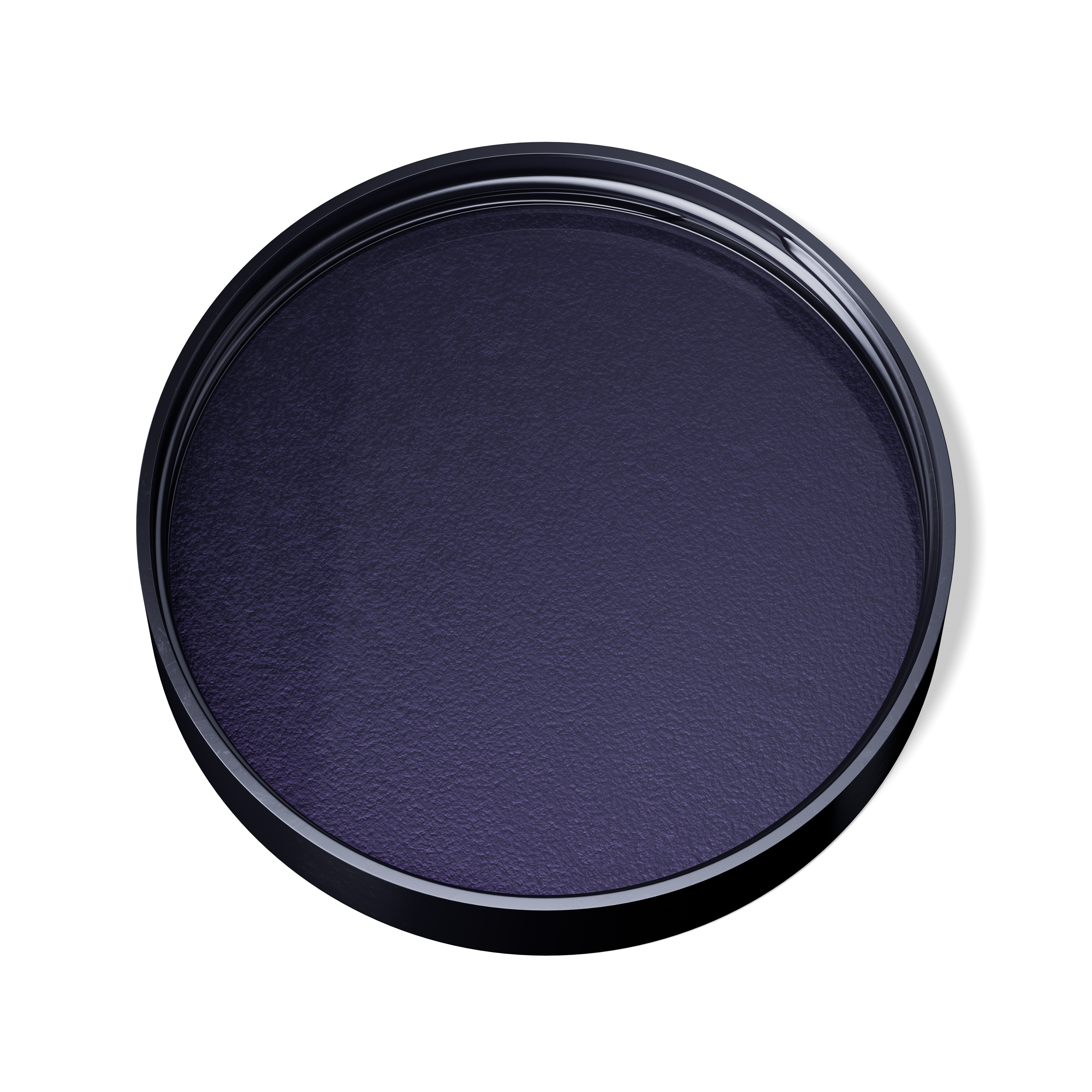Lid Modern 87 special, PP, black, glossy finish, violet Phan inlay (Sirius 200)