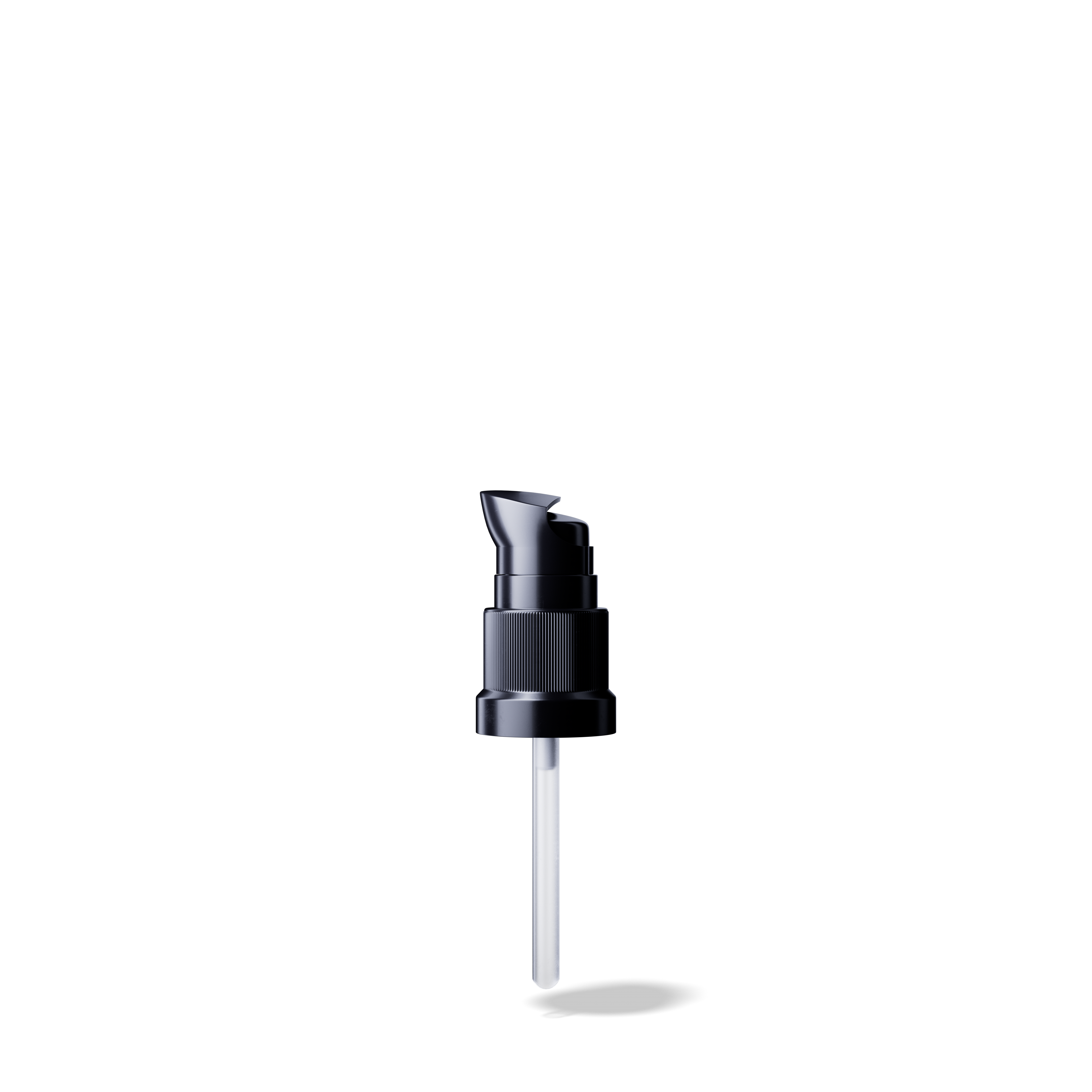 Lotion pump Metropolitan DIN18, PP, black, dose 0.15ml, black security clip (Orion 10-63)