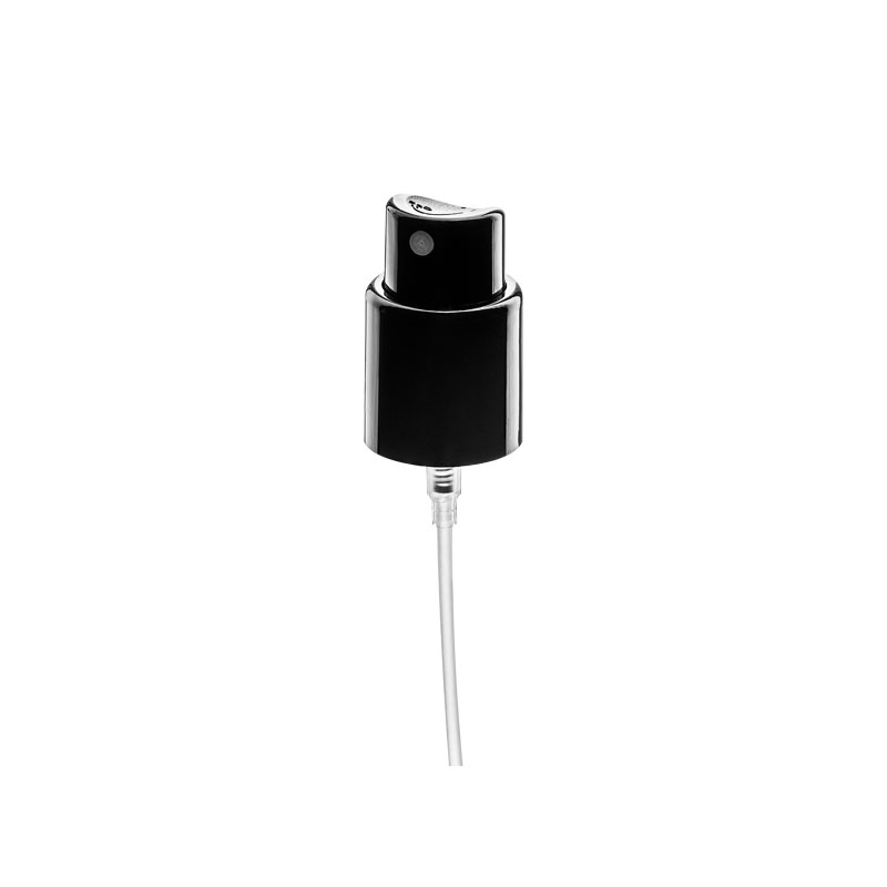 Spray cap Twist, 24/410, PP, black, glossy finish, dose 0.19 ml (for Virgo 100 ml)