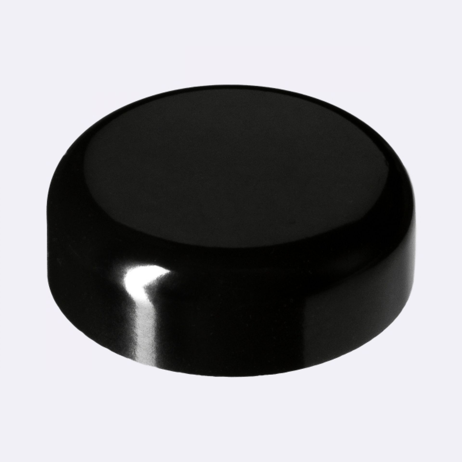 Lid Classic 34 special thread, UREA, black, glossy finish, violet Phan inlay (Ceres 10)
