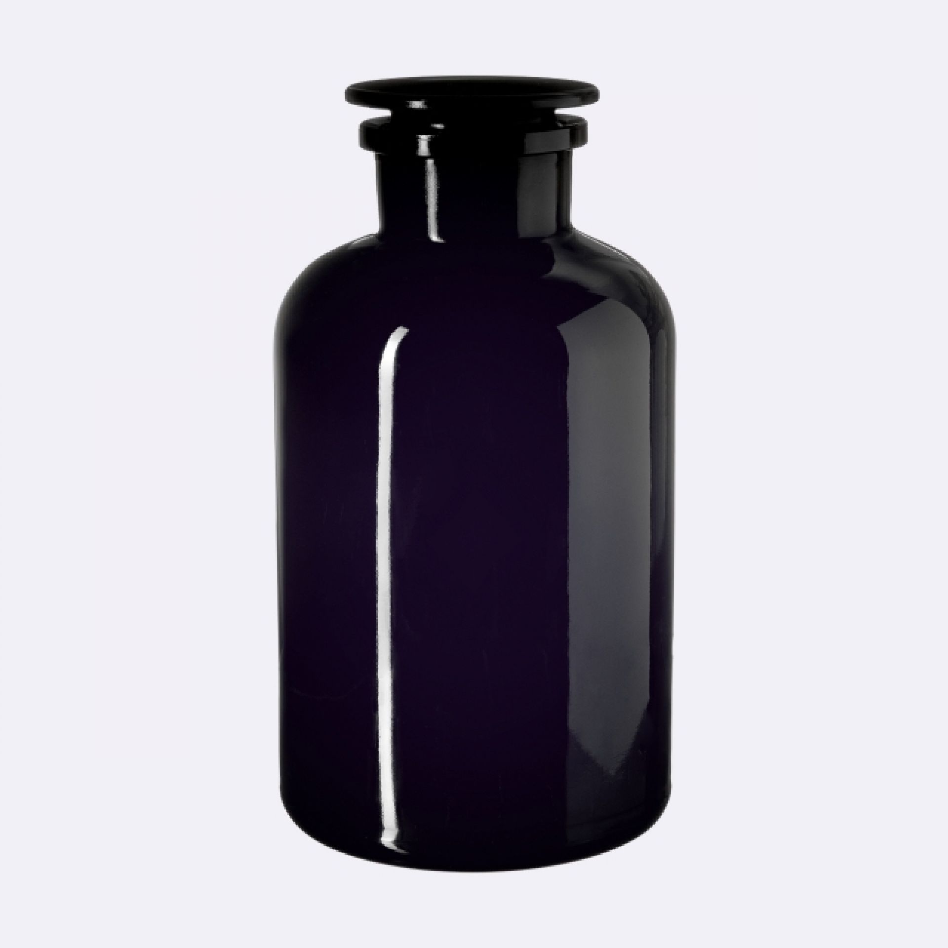 Apothecary jar Libra 2000ml, glass stopper, Miron