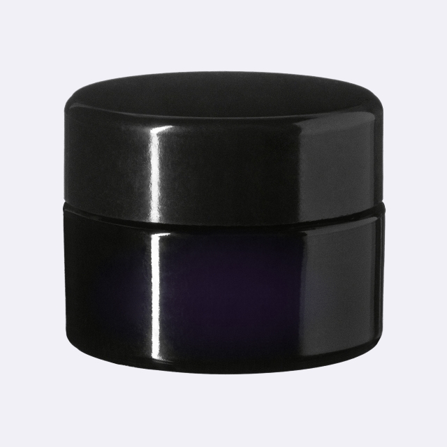 Lid Modern 38 special, Urea, black, semi-glossy finish with violet Phan inlay (for Ceres 15)