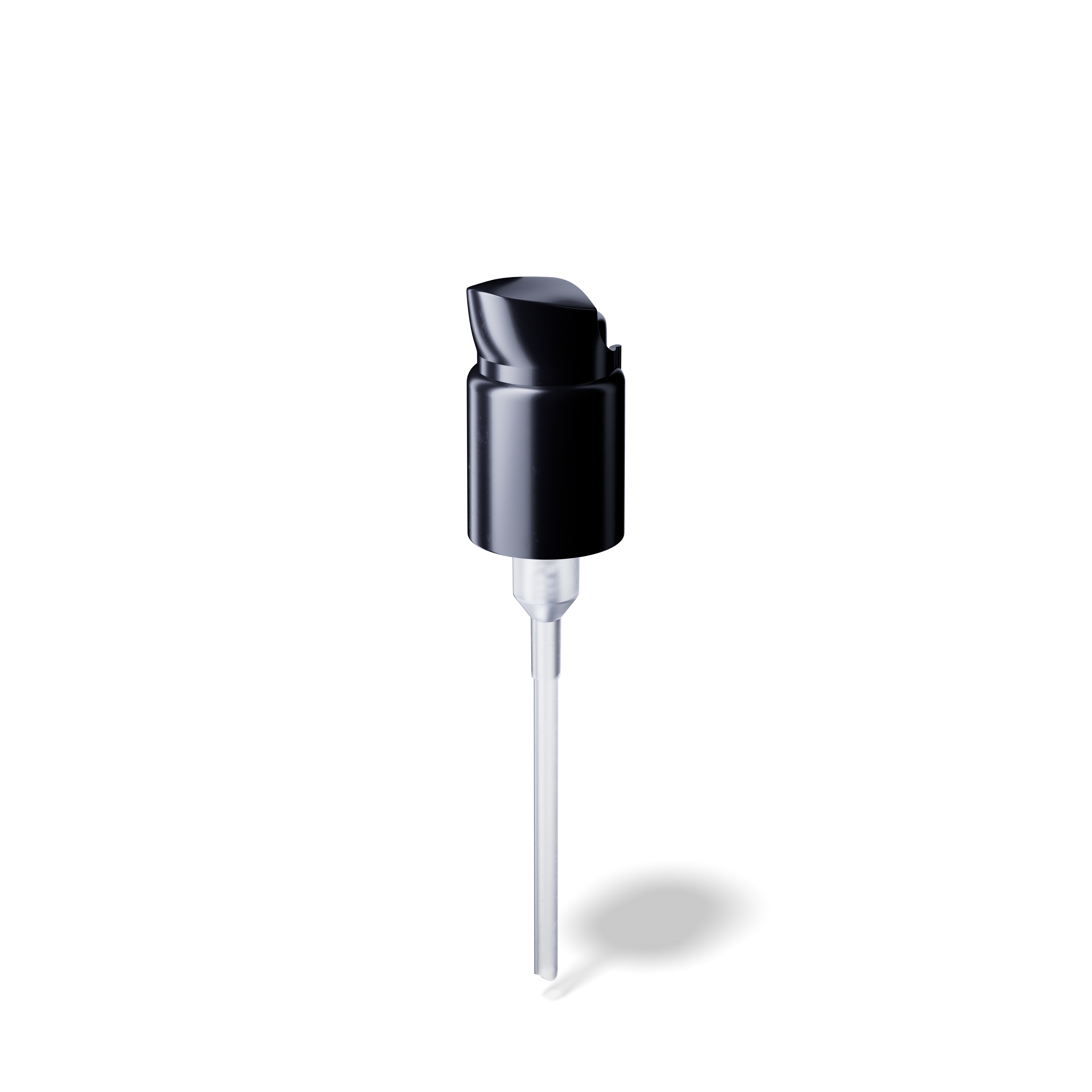 Lotion pump Metropolitan 24/410, PP, black, dose 0.50ml, black security clip (Virgo 100)   