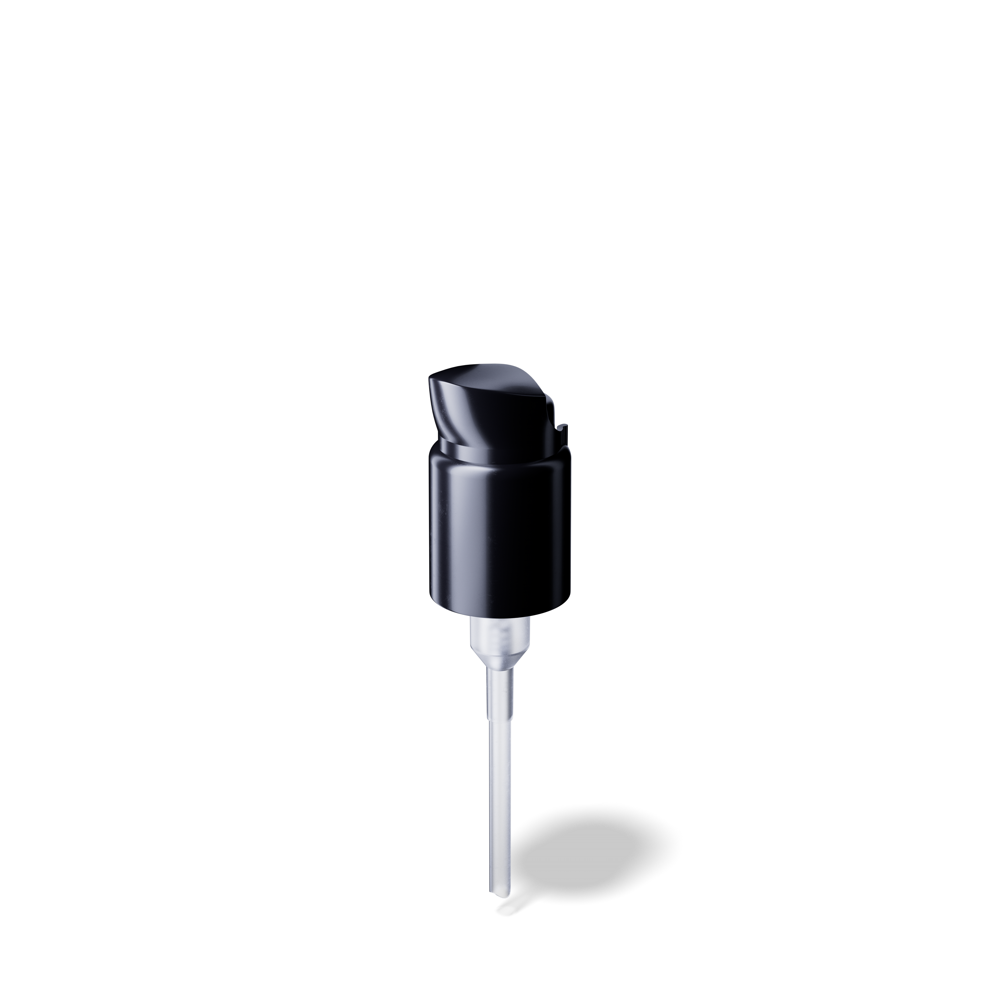 Lotion pump Metropolitan 24/410, PP, black, dose 0.50ml, black security clip (Virgo 50)   
