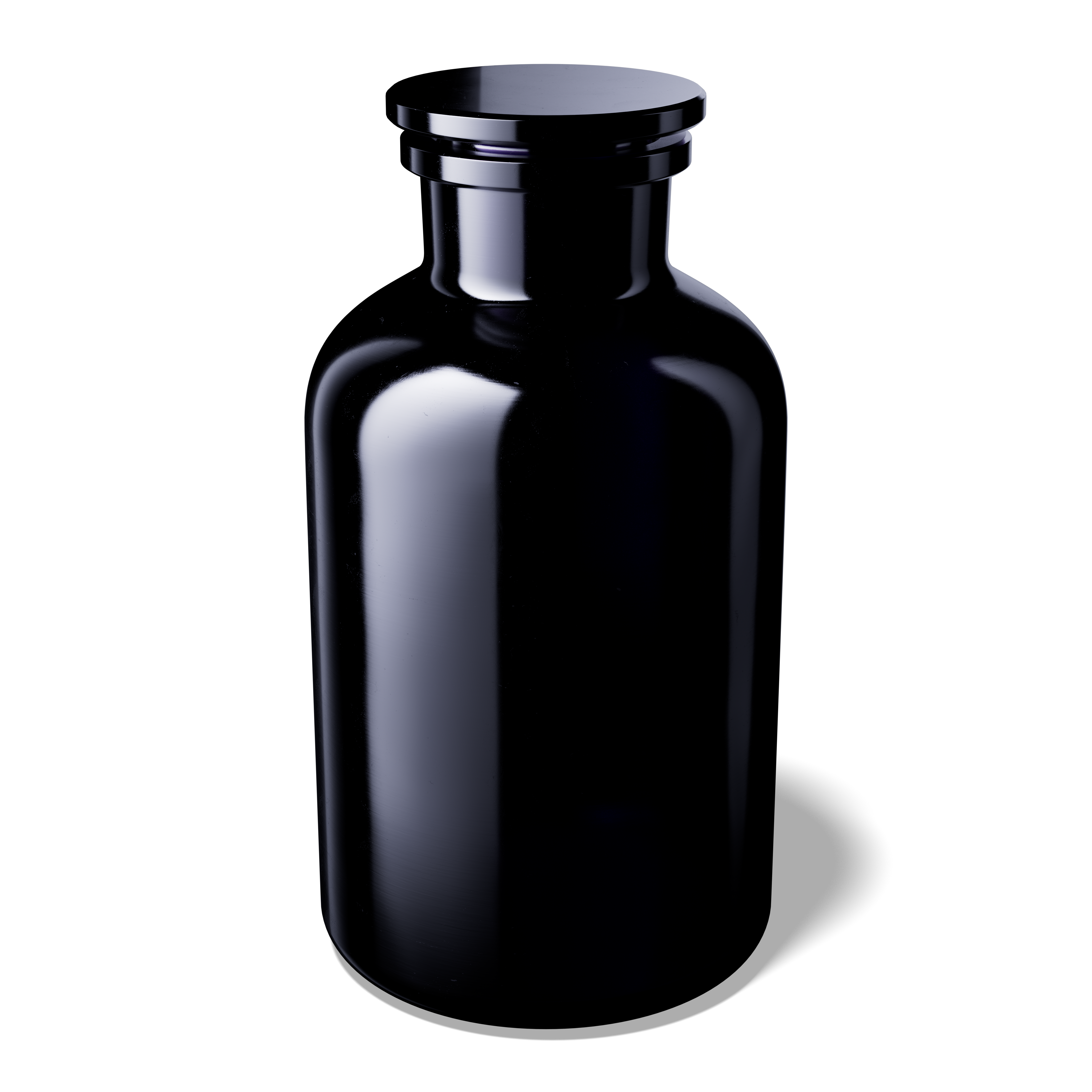 Apothecary jar Libra 2000ml, glass stopper, Miron (we advise to rinse out the bottle before use)  