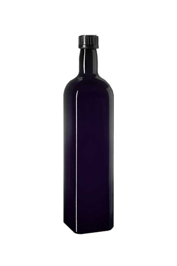 Oil bottle Castor 1000 ml, 31.5 STD thread (square), Miron