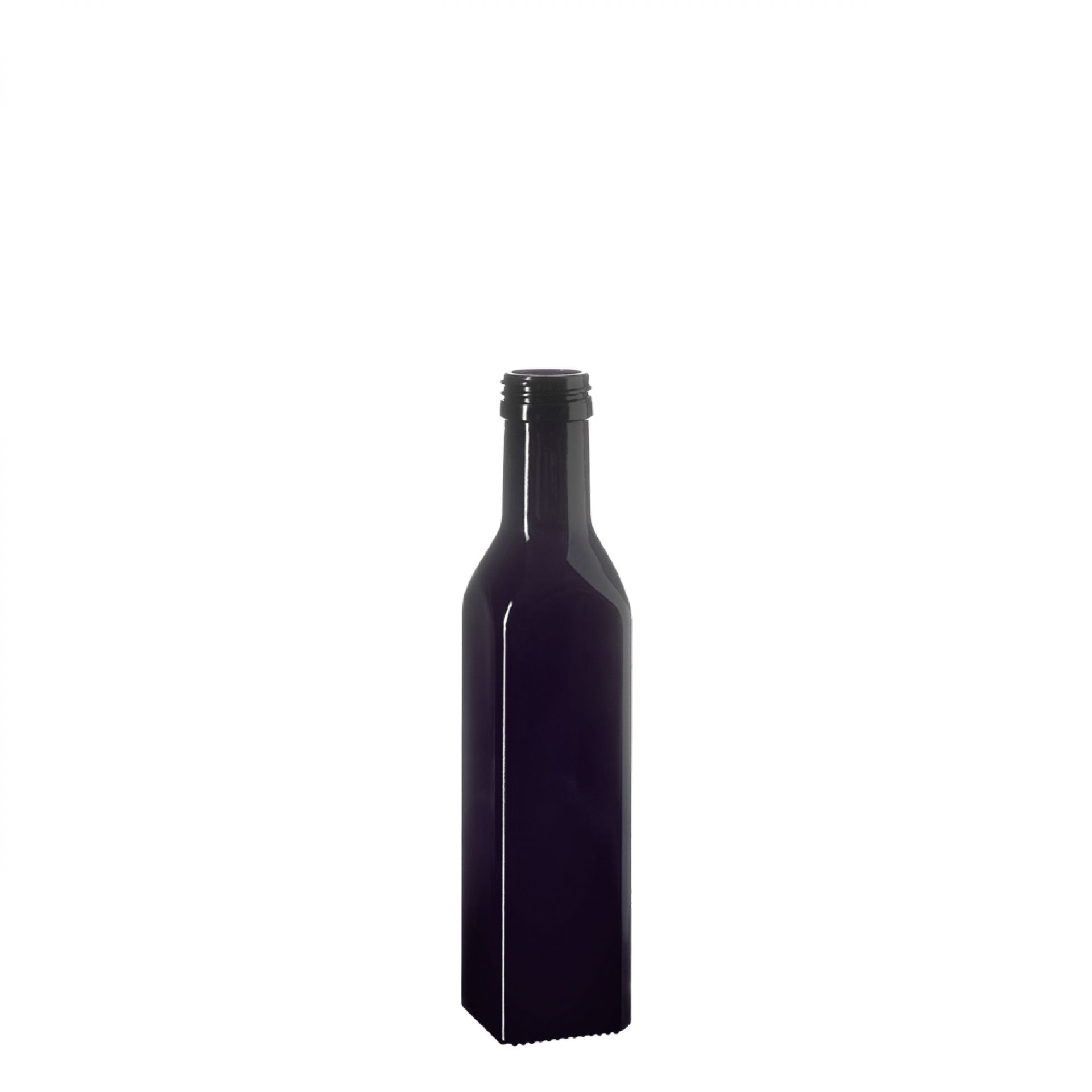 Oil bottle Castor 250ml, 31.5 STD thread, square, Miron