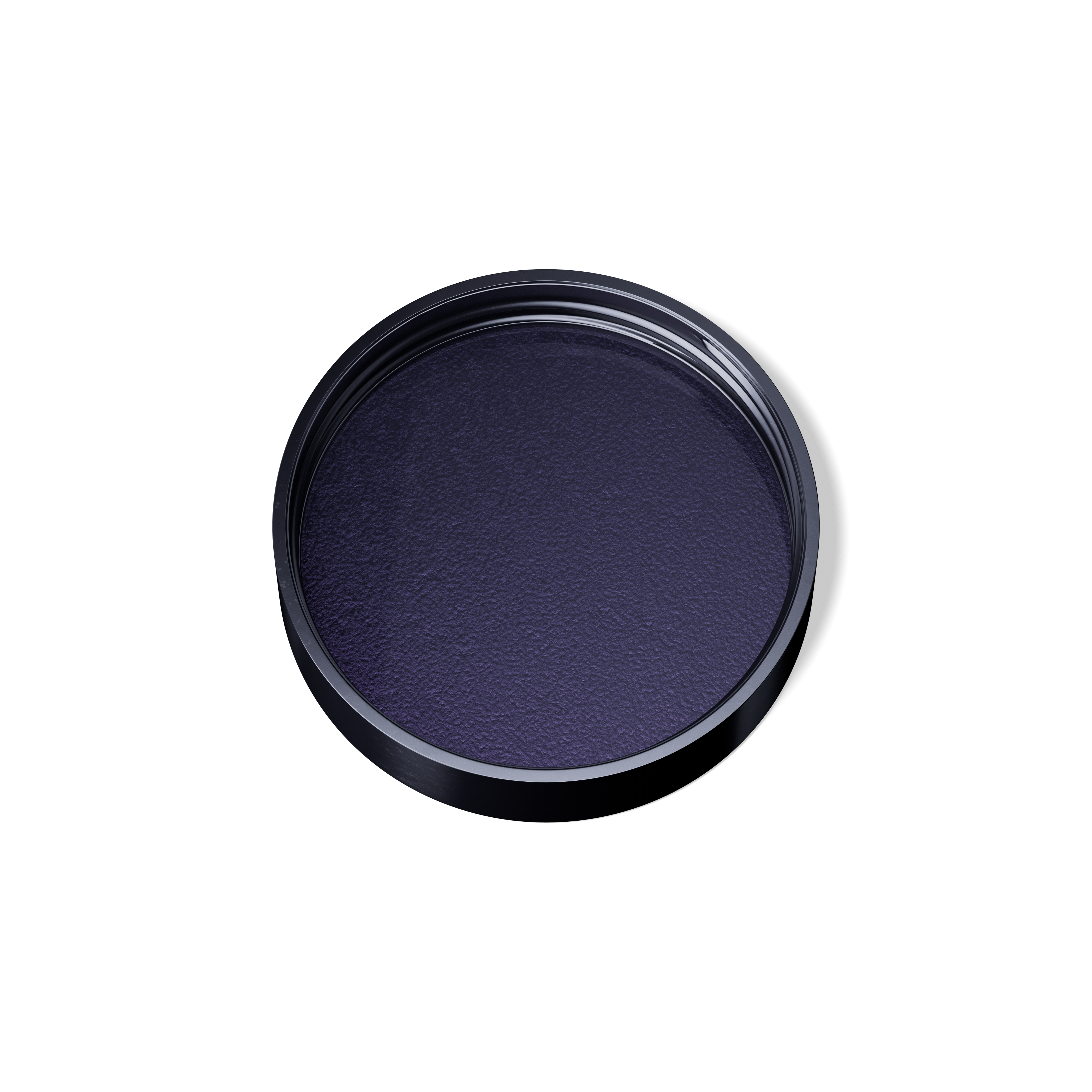 Lid Modern 57 special, PP, black, glossy finish, violet Phan inlay (Sirius 50)