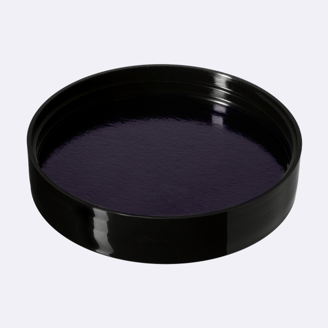 Lid Modern 87 special, Urea, black, semi-glossy finish with violet Phan inlay (for Sirius 200)