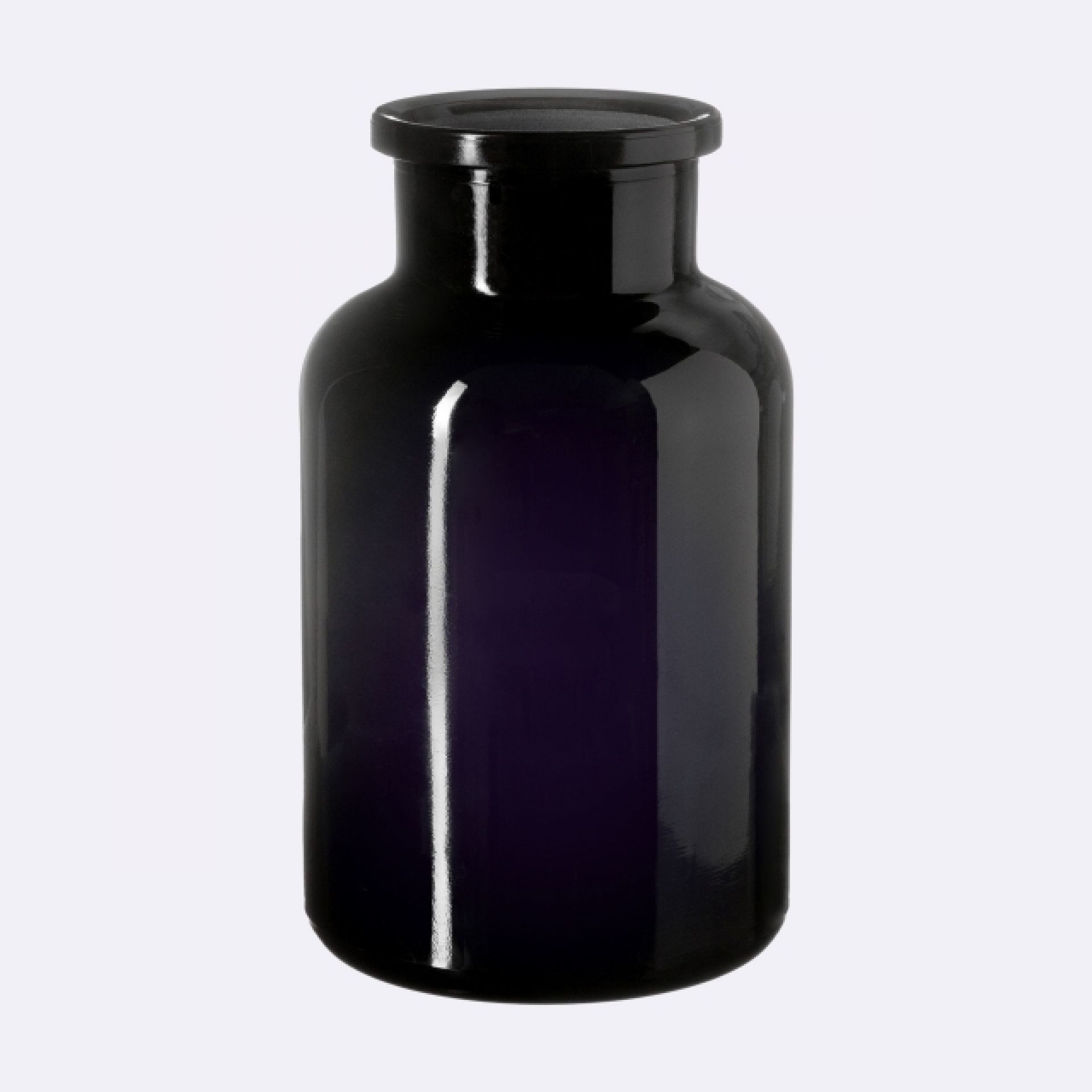 Apothecary jar Libra 1000ml, glass stopper, Miron